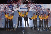 The Penske Racing drivers sweep the LMP2 podium at Petit Le Mans
